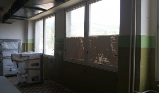 Výmena okien na kuchyni ZŠ