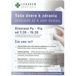 Lekáreň ANASTASIA vo Vyšnej Slanej