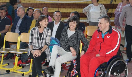 Stolnotenisová exhibícia máj 2019