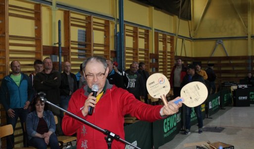 Stolnotenisová exhibícia máj 2019