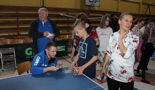 Stolnotenisová exhibícia máj 2019