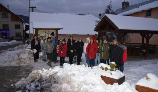 Zapálenie IV. adventnej sviečky betlehemským svetlom