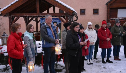 Zapálenie IV. adventnej sviečky betlehemským svetlom