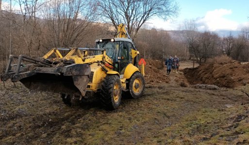 Výmena odpadovej rúry z obecného vodojemu 2023