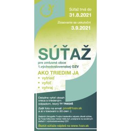 Sútaž, triedenie odpadu